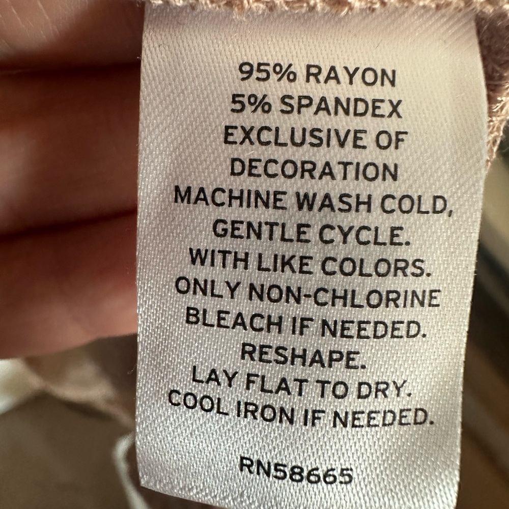 Nordstrom Ribbed Tan Neutral Robe - Picture 4 of 6